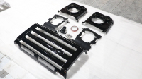 Kit de calandre de vente chaude SVX noir pièces automobiles Perfectrail adaptées à l'accessoire extérieur Land Rover Defender Classic 90/110
