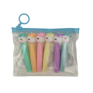 Stylo surligneur avec logo personnalisé pour cadeau promotionnel de bureau marqueur de stylo surligneur multicolore de haute qualité - Product Image 6