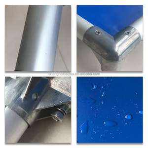 Fabrik Hot Selling Luxus Aluminium Erhöhtes Hunde bett Outdoor Edelstahl Hunde käfig Verschiedene Größen Tier muster Sweet Style - Product Image 6