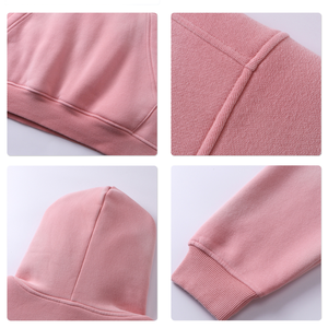 Wholesale 350grams Distressed Washed Vintage Unisex Plain Heavy Weight Hoodie Custom logo Stringless Fleece Men's Hoodies - Product Image 3
