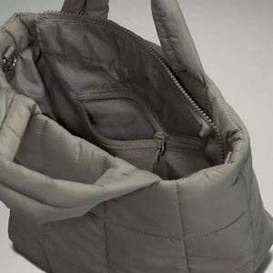 Best Selling <b>Fluffy</b> Soft Cotton Padded Quilted Crossbody Women Puffy Handbag Puffer Tote <b>Bag</b> for Ladies - Product Image 4