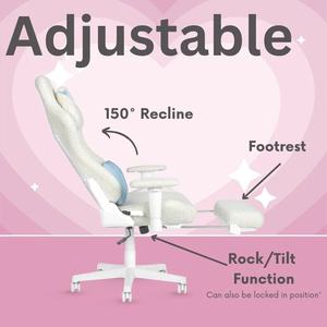 Chaise de jeu confortable de style moderne, avec vérin à gaz de classe 2, pivotante sur roulettes, personnalisable OEM, avec accoudoirs 2D - Product Image 3