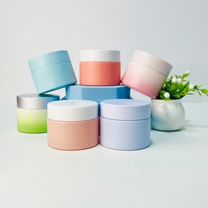 Colorful Jars Cosmetic Creams Orange 5ml 10ml 15ml 20ml 25ml 30ml 50ml 100ml Luxury Glass Jar for Lotion - Product Image 3