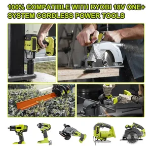 1'li Paket 9.0Ah 18V Pil, Ryobi P108 P102 P103 P104 P105 P107 P109 Dijital Piller için Yedek Parça ile Uyumlu - Product Image 5