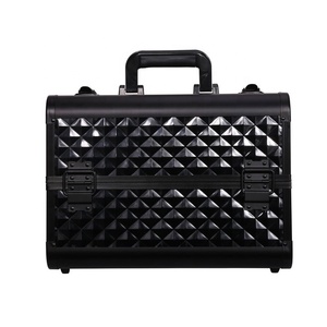 Caja de aluminio de lujo <span class=keywords><strong>para</strong></span> cosméticos, neceser <span class=keywords><strong>profesional</strong></span> <span class=keywords><strong>para</strong></span> maquillaje, <span class=keywords><strong>manicurista</strong></span>, <span class=keywords><strong>maleta</strong></span> de viaje, organizador de cosméticos, estuche de tren de maquillaje - Product Image 5