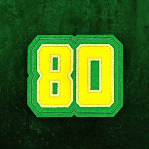 Écusson cousu à 80 chiffres avec aspect cuir - Product Image 6