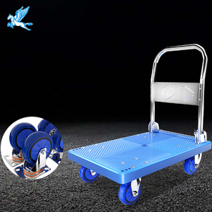 Tianma bốn bánh nhựa gấp giỏ hàng Xe đẩy nền tảng cấu trúc cho xe tay với bánh xe - Product Image 6