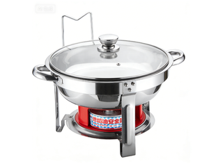 Calentador de Platos para Buffet de Restaurante y Hotel Deyanhaohuo de 4 Compartimentos, 85-100°C, Calentamiento Continuo de 1 Hora, Azul - Product Image 3