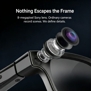 Smart <b>Glasses</b> Dual Optical Lenses Intelligent Real Time Translation Music Playback BT Calling Wifi 1080P <b>Camera</b> Type-C G2 Pro - Product Image 4