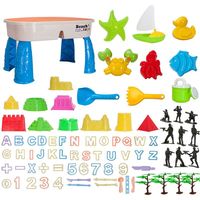 Dropshipping Shopify : Ensemble de jeu de plein air pour enfants avec sable spatial, pâte cinétique et table à eau, coffret cadeau d'été