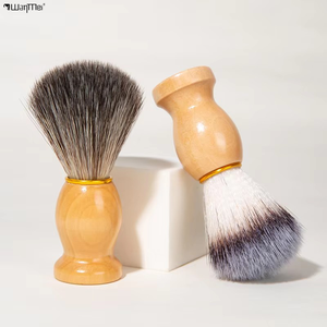 <span class=keywords><strong>Brosse</strong></span> à raser pour homme Wanmei avec manche en bois de blaireau et poils en nylon, <span class=keywords><strong>soie</strong></span> et soies de <span class=keywords><strong>sanglier</strong></span> pour le soin et le nettoyage de la barbe - Product Image 1