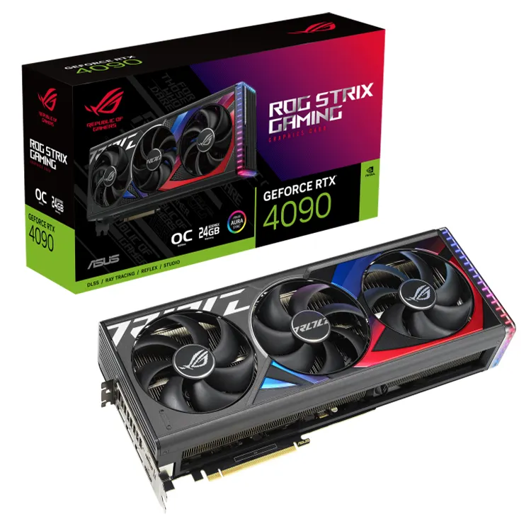 Tarjeta gráfica NVIDIA GEFORCE ASU'S ROG STRIX RTX 4090 O24G GAMING con rendimiento térmico superior a la tabla