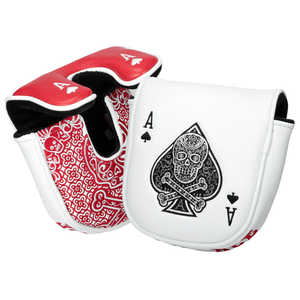 Wholesale Magnetic Leather Golf Putter <b>Head</b> <b>Cover</b> Custom Embroidered Golf Putter Headcover OEM Classic Golf Putter <b>Cover</b> - Product Image 1