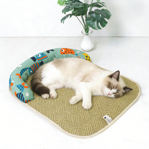 Alas Pendingin Hewan Peliharaan, Aktif dengan Tekanan, Pendingin Otomatis, Tidak Beracun, Anti Selip, Alas Pendingin Musim Panas untuk Anjing, Kucing, Hewan Peliharaan Kecil, Sedang, Besar - Product Image 4