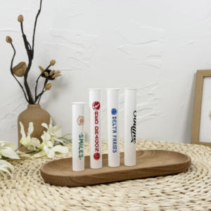 Plastiques Tubes Pop Top Blancs de 116mm Flacons résistants aux enfants de 1000mm pour le stockage des cônes King Size - Product Image 3