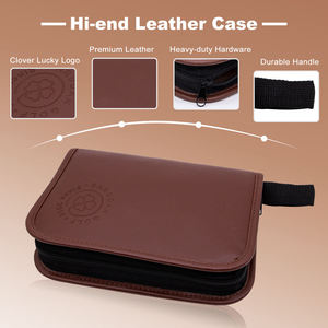 Sac d'accessoires de golf personnalisé en cuir OEM, porte-tee, marqueur de balle et outil de réparation de divots, coffret cadeau de golf - Product Image 4