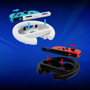 Set di Volanti 2 in <span class=keywords><strong>1</strong></span> dal Design Esclusivo in Colori Misti per Nintendo Switch 2/Switch <span class=keywords><strong>1</strong></span> Accessori per il Gaming - Product Image 4