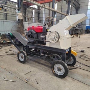 Petit concasseur à marteaux diesel avec moteur, roulement, PLC et boîte de vitesses pour l'extraction d'or, le concassage de pierres en poudre, haute productivité - Product Image 4