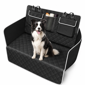 Housse de siège de voiture <span class=keywords><strong>pour</strong></span> chien imperméable 600D à 5 couches, doublure de coffre matelassée à carreaux <span class=keywords><strong>pour</strong></span> SUV, poches de rangement, tissu Oxford antidérapant, toutes saisons - Product Image 1