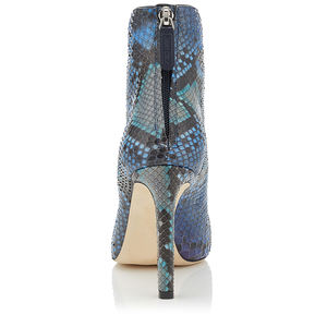 <span class=keywords><strong>Bottines</strong></span> sexy à bout pointu en <span class=keywords><strong>python</strong></span> et serpent pour femmes - Product Image 3