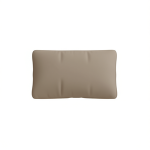 Cuscino per Pallet da Esterno Color Taupe 60 x 40 cm Rettangolare Resistente all'Acqua Lavabile in Lavatrice Utilizzabile in Tutte le Stagioni - Product Image 1