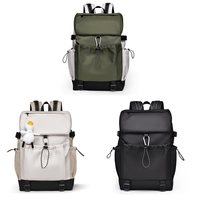 Sac à dos personnalisable avec logo, durable, imperméable, respirant, extensible, grande capacité, pour les voyages d'affaires, fermeture éclair, pour étudiants