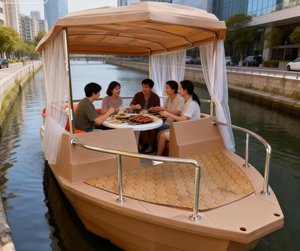 Bote Eléctrico <span class=keywords><strong>de</strong></span> Alta Calidad para Recreación Acuática, Bote <span class=keywords><strong>a</strong></span> <span class=keywords><strong>Pedal</strong></span> con Toldo para Beber Té y Hacer Paseos Turísticos - Product Image 2