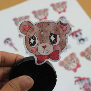 Pegatinas de cáscara de huevo grabables personalizadas con borde colorido preimpreso o pegatinas de cáscara de huevo de tamaño personalizado en blanco liso - Product Image 3
