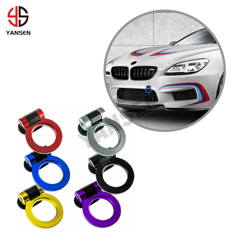 Jdm Sport Stijl Abs Meerdere Kleuren Trekhaak Decor Ring Voor Bmw E46 E30 E34 E38 E90 Accessoires