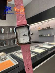 Montre de luxe pour femme avec mouvement à quartz, bracelet en cuir résistant à l'eau, design étoilé, montre-bracelet élégante - Product Image 3