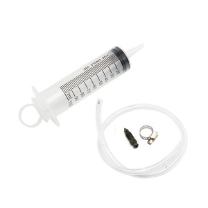 Kit de purga de frenos para motocicleta Zuqing, jeringa de 100 ml con manguera y abrazadera para herramienta de extracción de aire de freno de disco - Product Image 4