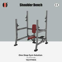Soporte para press de banca con respaldo, barra de agarre, soportes para pies y estructura de acero reforzado para equipos de gimnasio y estudio