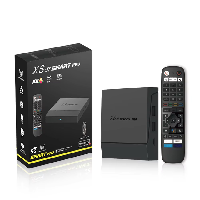 New Arrival XS97 Smart Pro DDR3 4GB 32GB Tvbox 5G WIFI Amlogic S905X4 Stb Android 11 8K Av1 Smart Ott Tv Box
