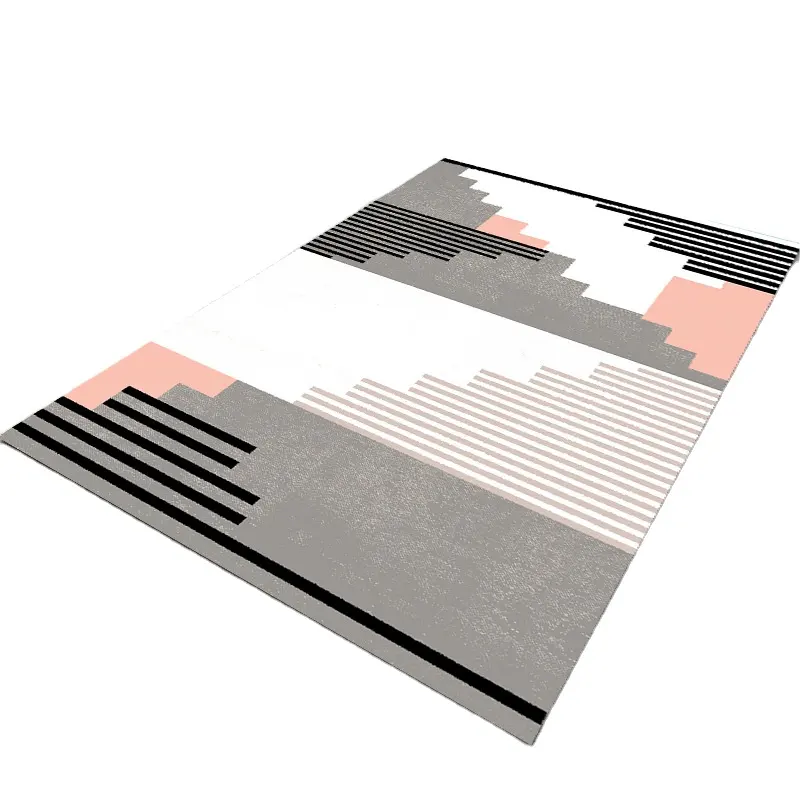 Modern Eenvoudig Tapijt Voor Woonkamer Geometrisch Patroon Slaapkamer Tapijten En Tapijten Huis Rechthoekige Antislip Vloermatten
