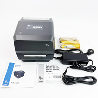 Imprimante d'étiquettes à transfert thermique Zebra ZD421 203 & 203 dpi USB, imprimante de codes-barres de bureau pour le commerce de détail, l'entreposage et la logistique