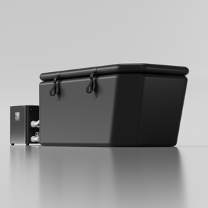 AMBOHR Customized Logo Portable Inflatable Angled PVC Ice Bath 1HP Chiller Excellent Cooling 2-Person Cold Plunge <b>Recovery</b> <b>Pod</b> - Product Image 5