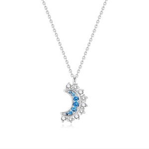 Collana nuova coppia luna e sole in acciaio inossidabile collana con colletto a strati elegante e Versatile - Product Image 6
