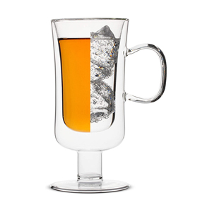 Mug à café en <span class=keywords><strong>verre</strong></span> à double paroi de 200 ml (7 oz) avec poignée, cadeau de Noël irlandais, sans BPA, résistant à la chaleur, passe au lave-vaisselle - Product Image 3