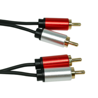 Câble audio USB Type C RCA, longueur 1m, gaine PVC, blindage tressé, 1080p pour amplificateur home cinéma, lecteur DVD, HDTV, ordinateur