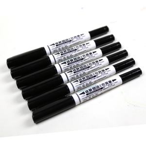 <span class=keywords><strong>Lion</strong></span> 685 Gouline Stylo Double Marque À L'huile Noir En Plastique Art <span class=keywords><strong>Dessin</strong></span> Écriture Moyen En Gros Marqueur Unique pour Papier Encre Permanente - Product Image 5