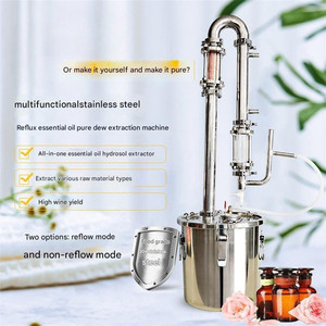 Destilador de Aceites Esenciales Vertical para el Hogar, Destilador de Vapor de Acero Inoxidable para Plantas, Hierbas y Flores, Destilación de Hidrolatos - Product Image 6