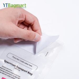 Le spécimen biologique du laboratoire 95kpa a scellé le sac avec un double symbole de risque biologique de poche - Product Image 4