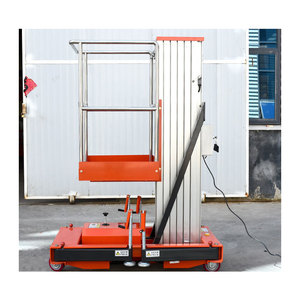 Plataforma Elevadora Hidráulica Eléctrica de Columna Única de Aleación de Aluminio, Elevador Móvil Pequeño para el Hogar de 4/8 Metros - Product Image 3