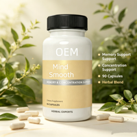 Complément Herbal pour la Mémoire et la Concentration - 90 Capsules
