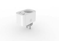 Prise intelligente WiFi 16A EU, application Tuya, contrôle à distance, minuterie, protection contre les surcharges, surveillance de la consommation d'énergie, prise intelligente USB avec mesure