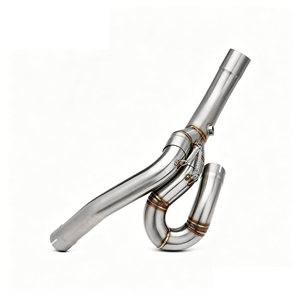 Para Shiver750 SL750 Shiver <span class=keywords><strong>750</strong></span> GT750 2008-2017: Sistema de escape para motocicleta, tubo de conexión, eliminador de escape mejorado - Product Image 4