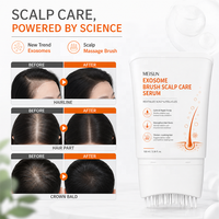 Ampoule capillaire aux exosomes à marque privée avec applicateur brosse pour le soin des racines des cheveux clairsemés, massage du cuir chevelu et traitement revitalisant capillaire