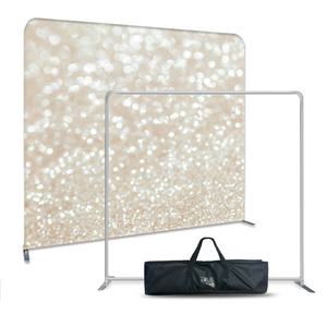 Cadre en aluminium droit <span class=keywords><strong>Pan</strong></span> <span class=keywords><strong>Lou</strong></span> Si de 10 pieds et 20 pieds, photomaton 360 degrés, toile de fond en tissu tendu personnalisée en couleur pour mariage - Product Image 1