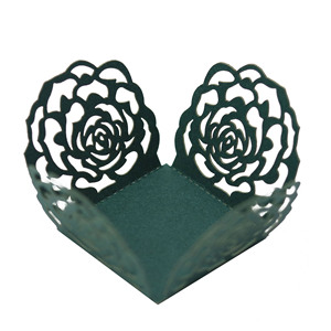 Emballages en papier <span class=keywords><strong>chocolat</strong></span>é ajourés en dentelle rose, plateaux à bonbons pour fêtes de mariage, boîtes à dragées découpées au laser en forme de rose pour <span class=keywords><strong>Ferrero</strong></span> <span class=keywords><strong>Rocher</strong></span> - Product Image 5