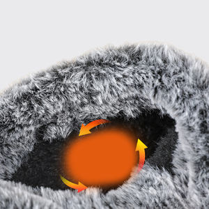 Bottes de neige pour femmes, tendance, <span class=keywords><strong>hiver</strong></span>, neuves, douces, imperméables, rembourrées, épaisses, mi-mollet, hautes, anti-froid, chaudes, antidérapantes, une seule pièce - Product Image 5